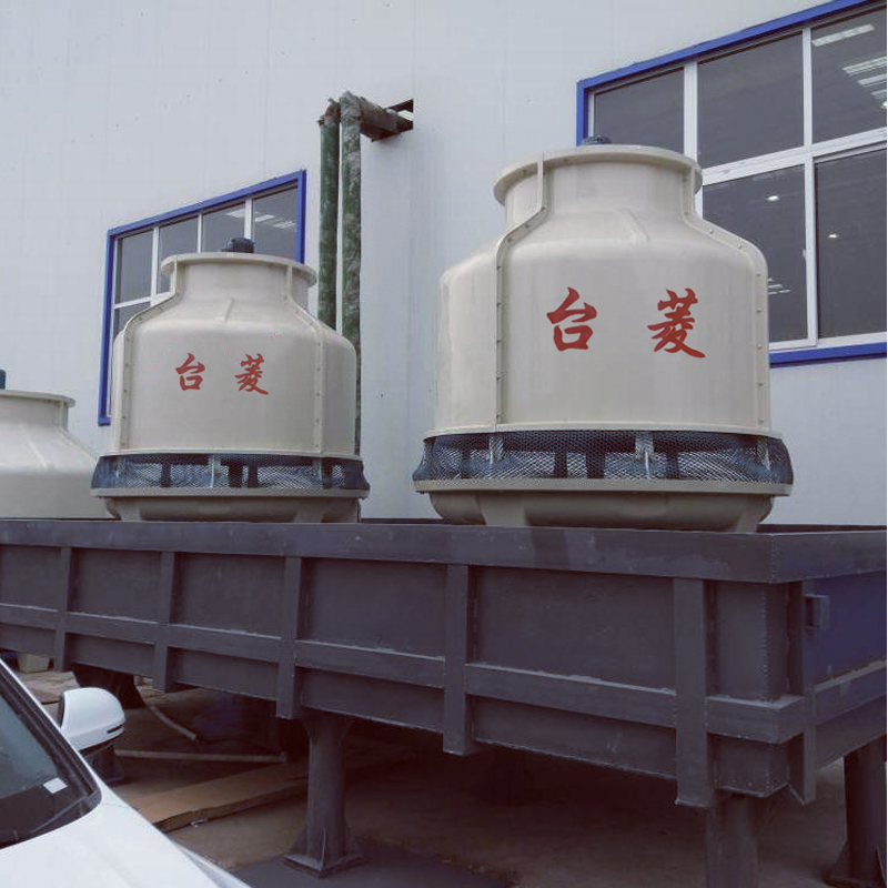 Anti-corrosion cross flow square cooling tower glass water cooling tower equipment central air conditioning cooling water tower factory direct supply