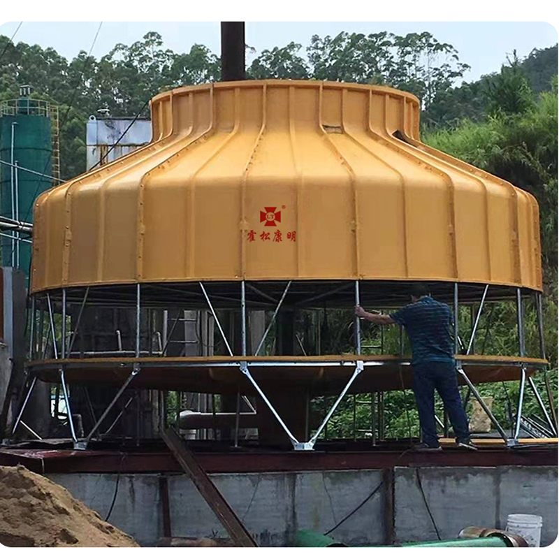 China-made cooling tower fiberglass fiber cross-flow tower cold storage refrigeration equipment water cooling tower