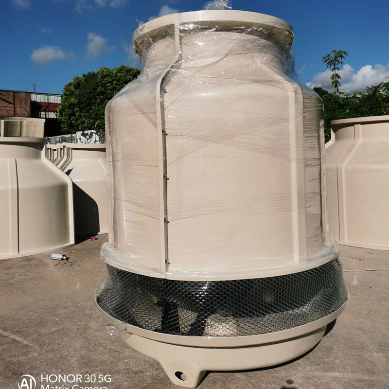 60 tons counter-flow circular glass fiber reinforced plastic cooling tower