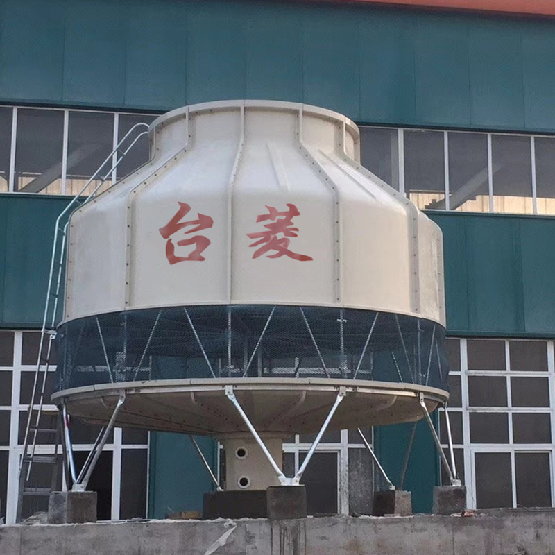 Circulating water cooling tower for plastic extruder